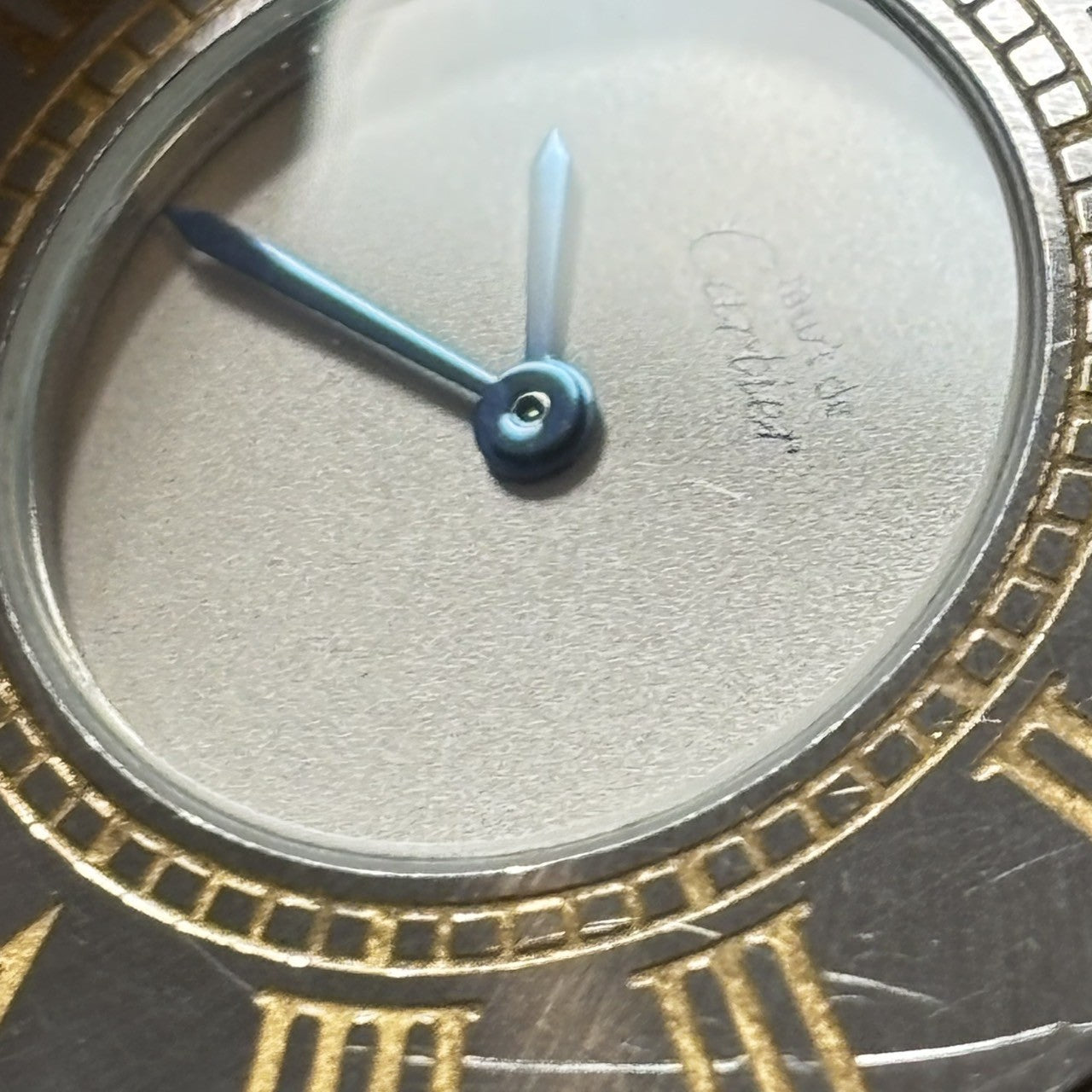 [Exc+5] Cartier Must de Cartier 21 31mm Silver Gold Unisex Quartz Watch JAPAN
