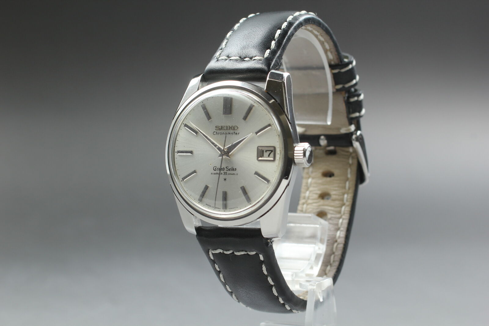 Vintage [Exc+4] GRAND SEIKO 43999 Chronometer Silver Men's Watch MT From JAPAN