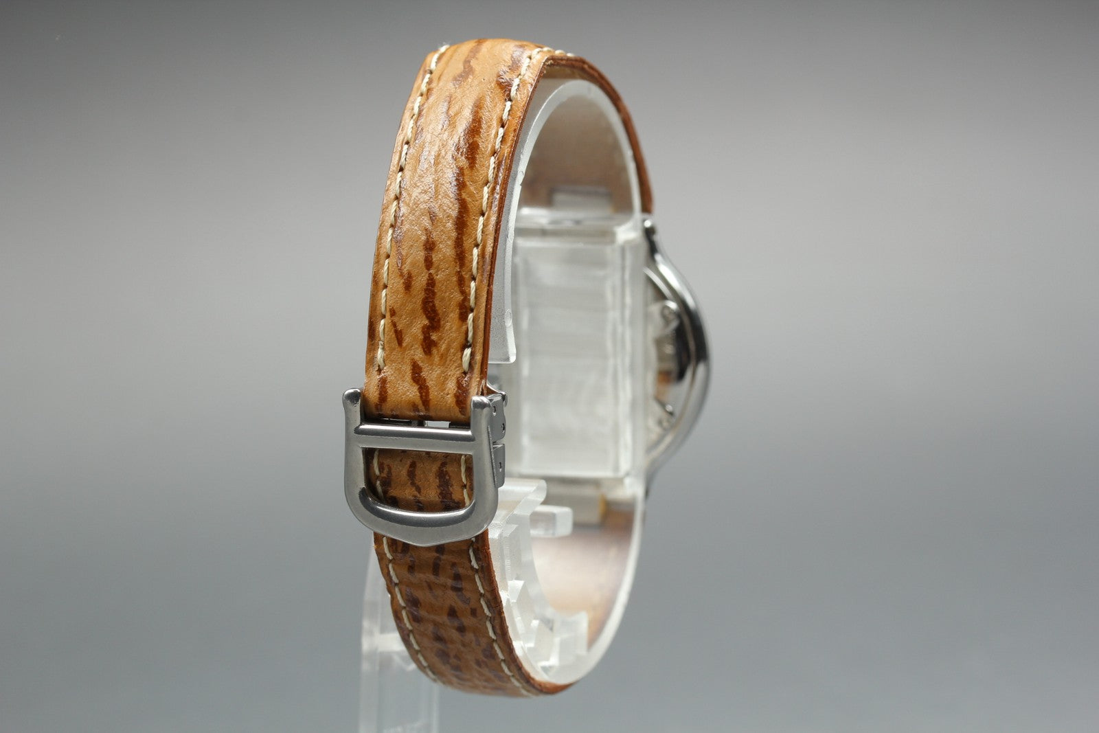 Exc+5 Box Cartier Must de Cartier 21 1340 Brown Silver 27mm Women's Quartz Watch