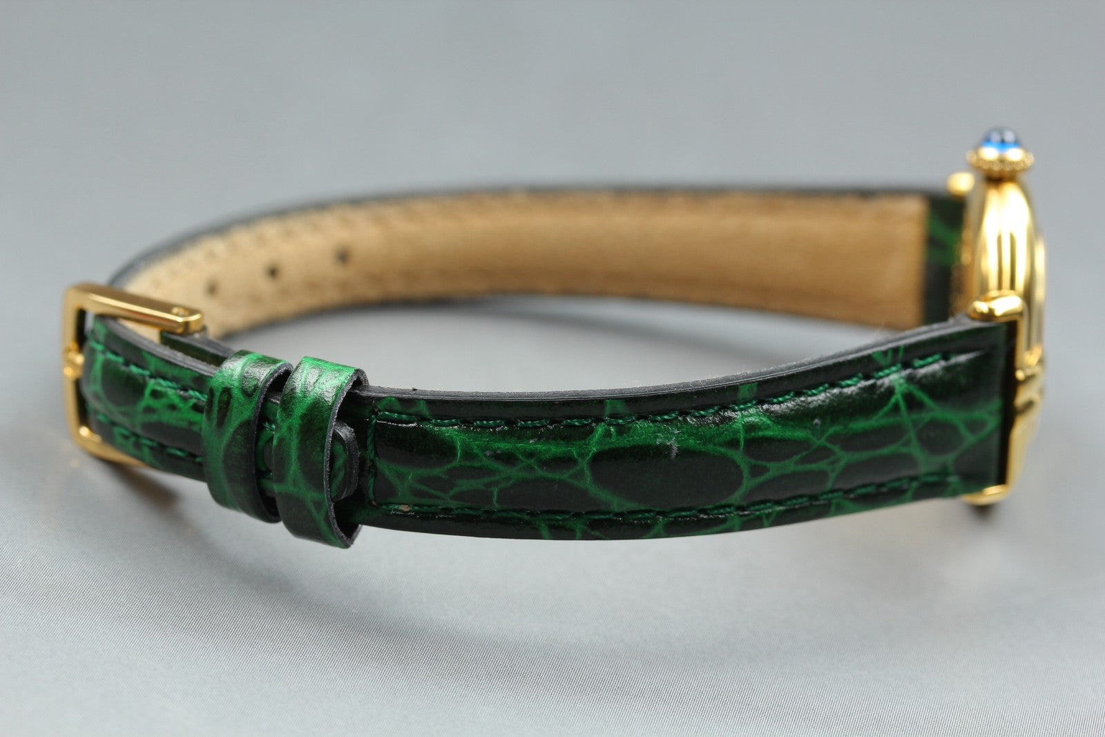 Vintage [Near MINT- Box] Cartier Must Colisee Vermeil 590002 Women's Qz Watch