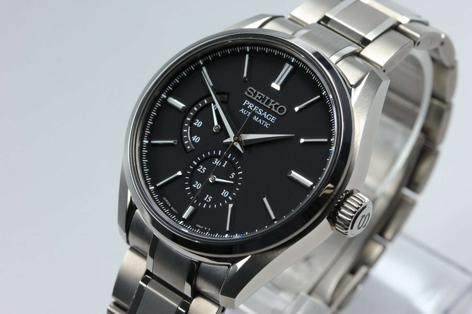 SEIKO Presage 6R27-00H0 SARW041 Black Automatic Date Men's Watch 40mm JAPAN