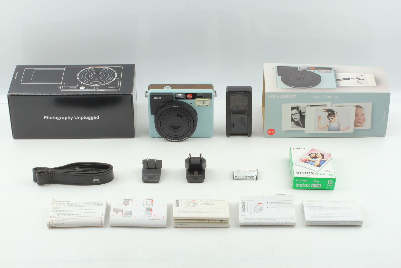 [Boxed Top MINT w/ Film x10] Leica Sofort Mint 19101 Instant Film Camera JAPAN