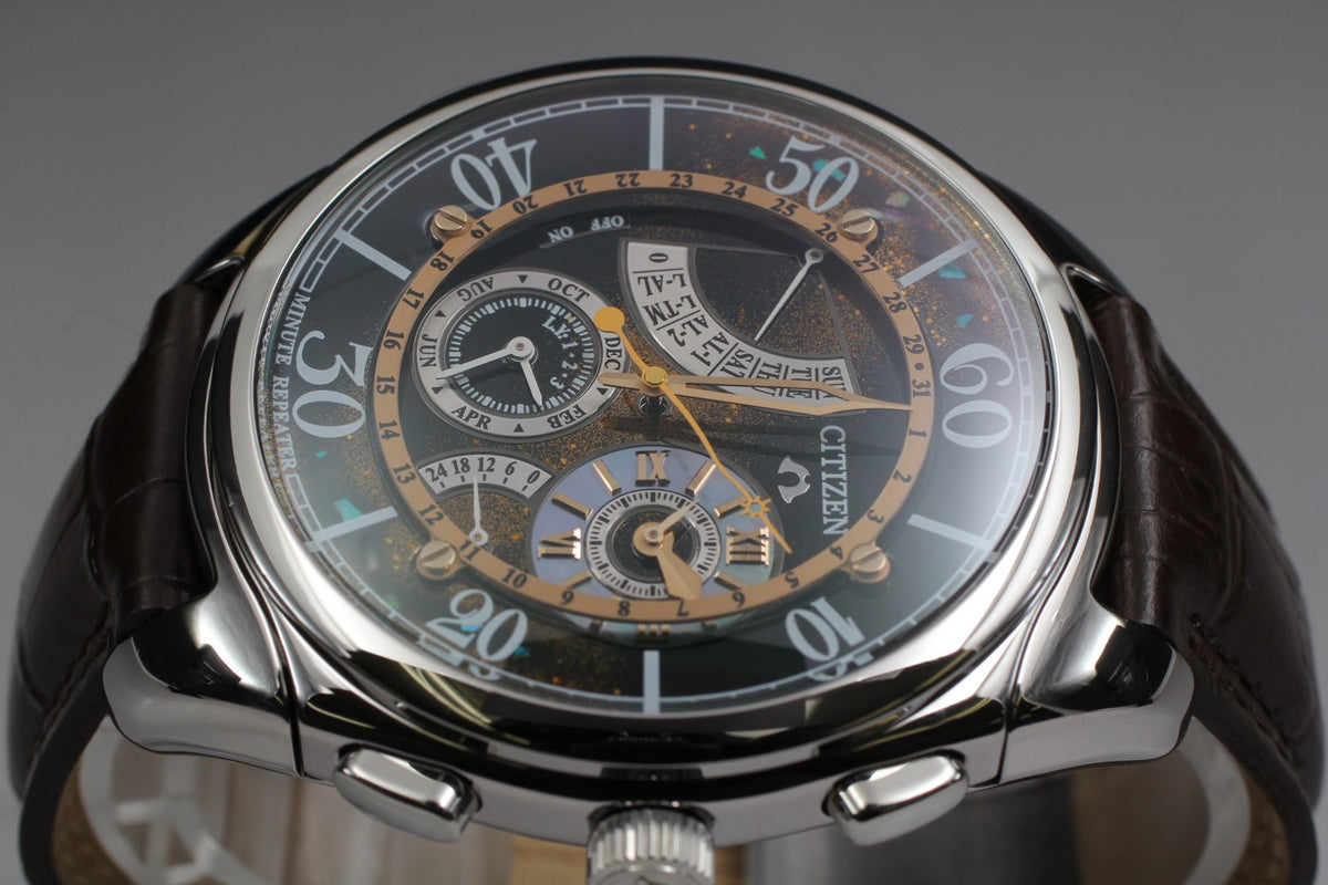Limited[N MINT Box] Citizen Campanola 6765-T008186TA Minute Repeater Men's Watch