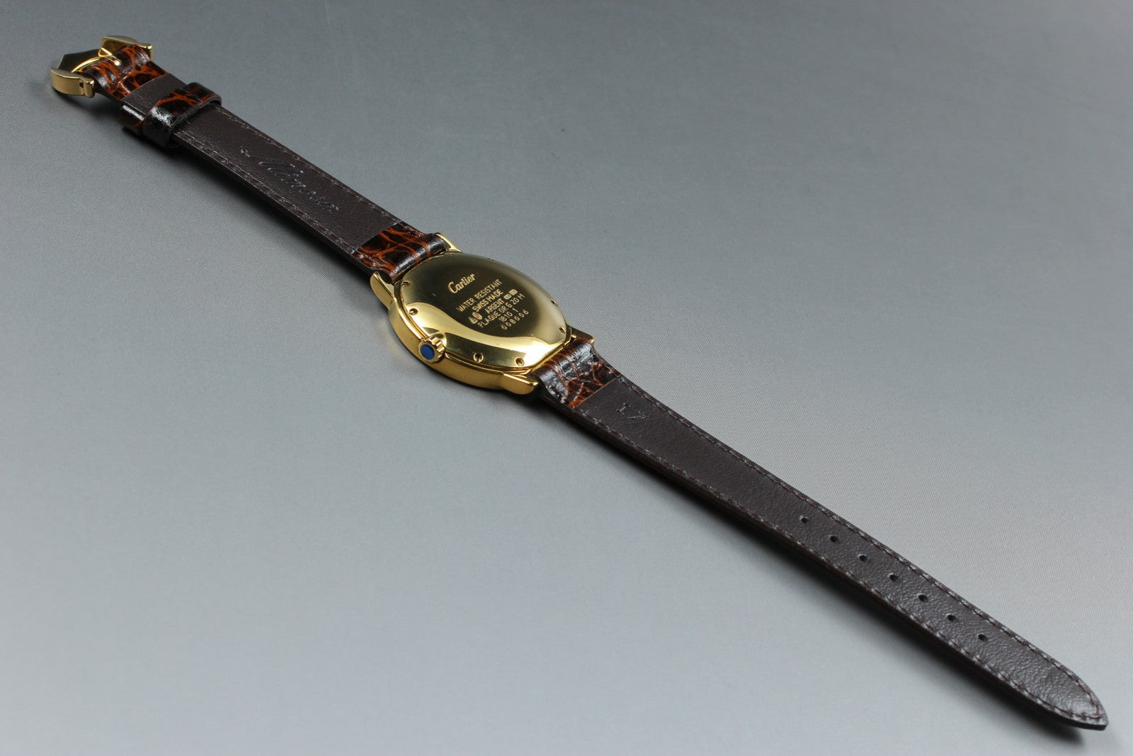 Vintage Cartier Must de Cartier Ronde 1810 1 Gold Brown 32mm Unisex Quartz Watch