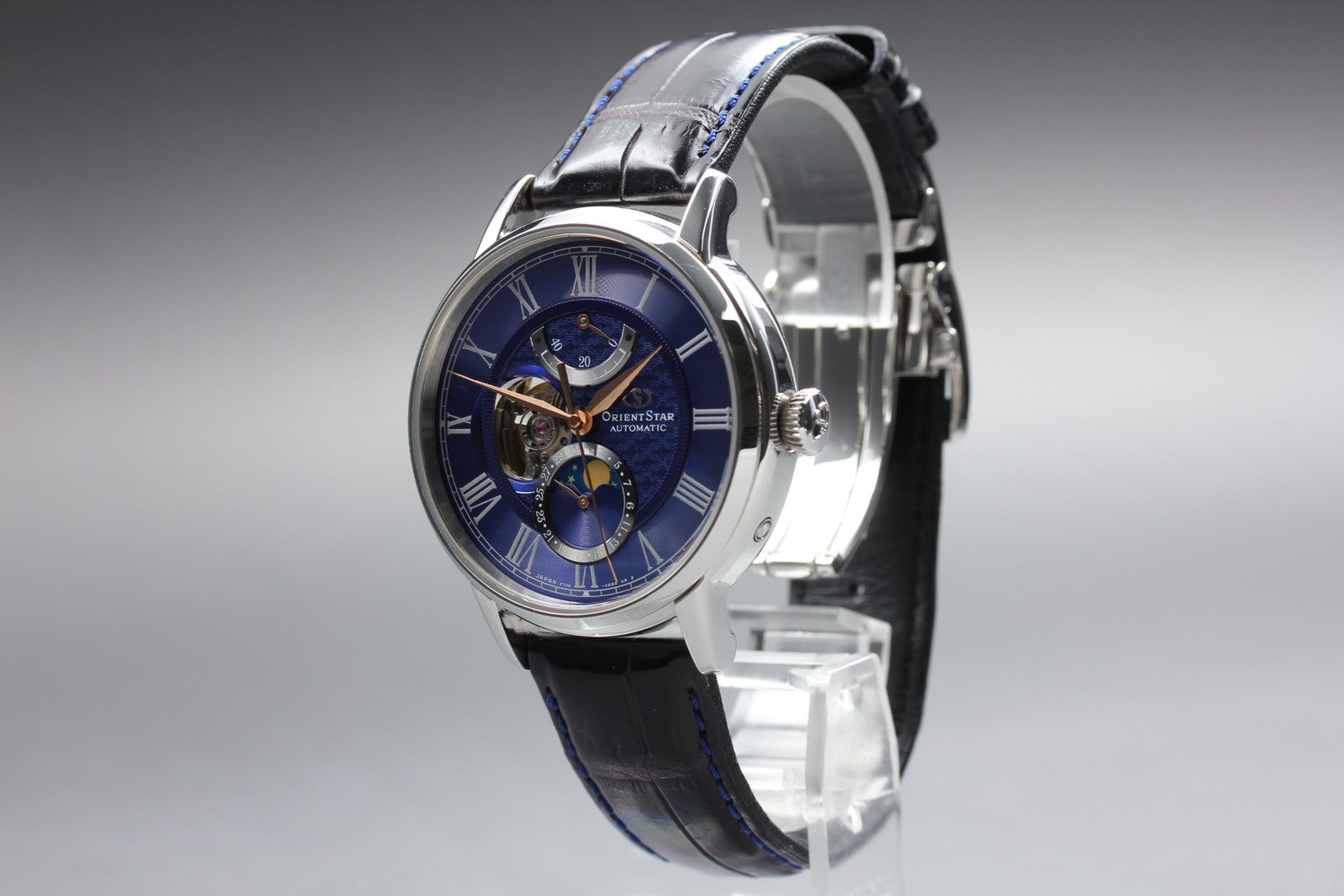 ORIENT Star Mechanical Moonphase RK-AM0006L Automatic Men's Watch 41mm JAPAN