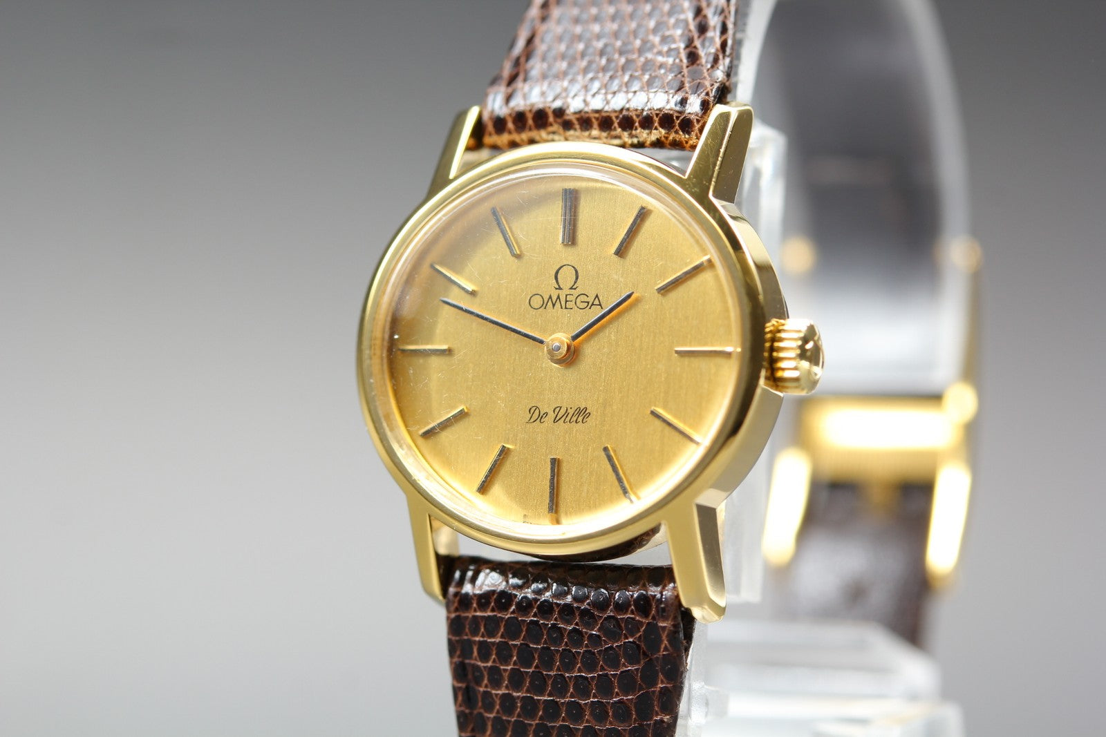 Overhauled[Exc+5] OMEGA De Ville Cal.625 511.0508 24mm Gold Manual Women's Watch