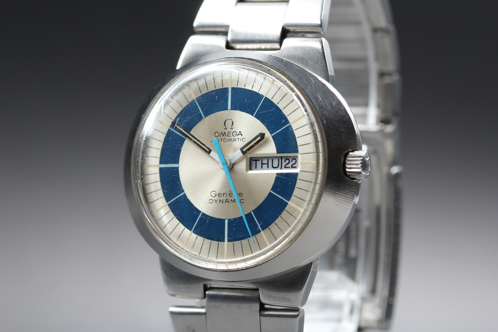 Vintage Omega Geneve DYNAMIC Tool 107 Day/Date 41mm Automatic Man's Watch