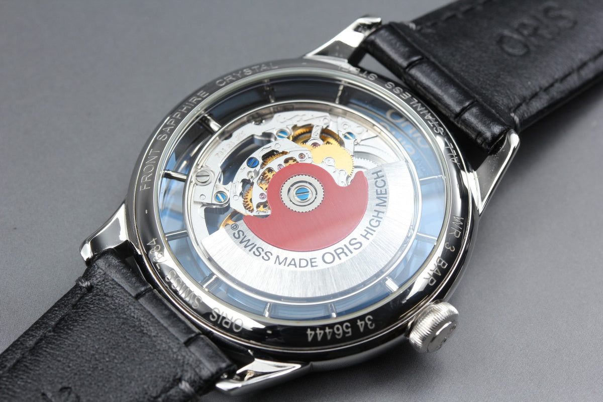 ORIS Artelier Translucent Skeleton 7684 Automatic Men's Watch 40mm JAPAN Box