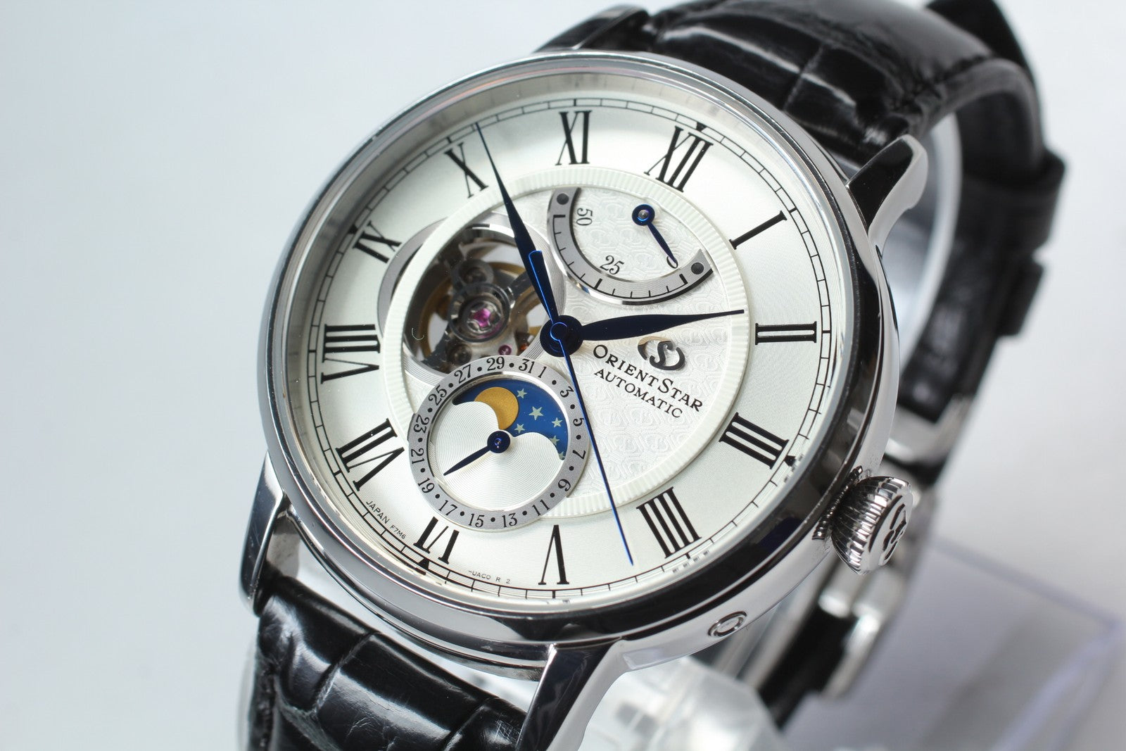 ORIENT Star Classic F7M6-UAB0 Automatic Silver Date Men's Watch 41mm N MINT*Box