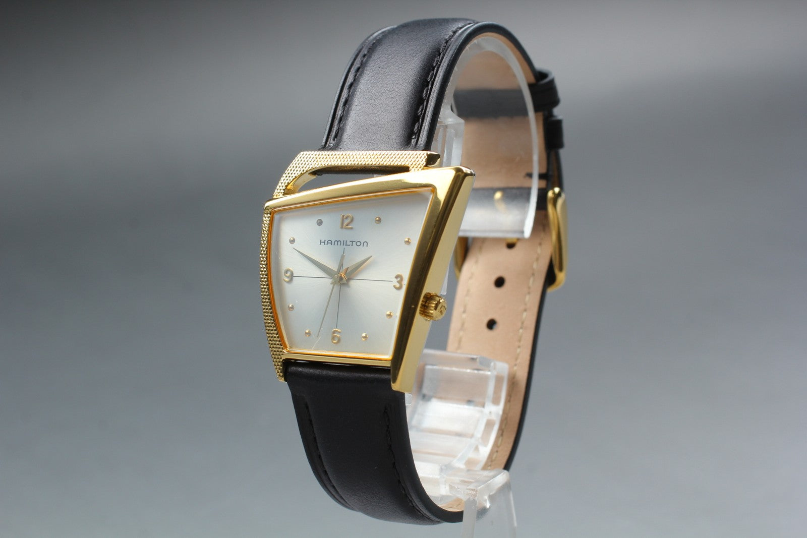 Hamilton 6230 Flight II REGISTERED EDITION Gold Quartz Men's Watch Vintage [Box]