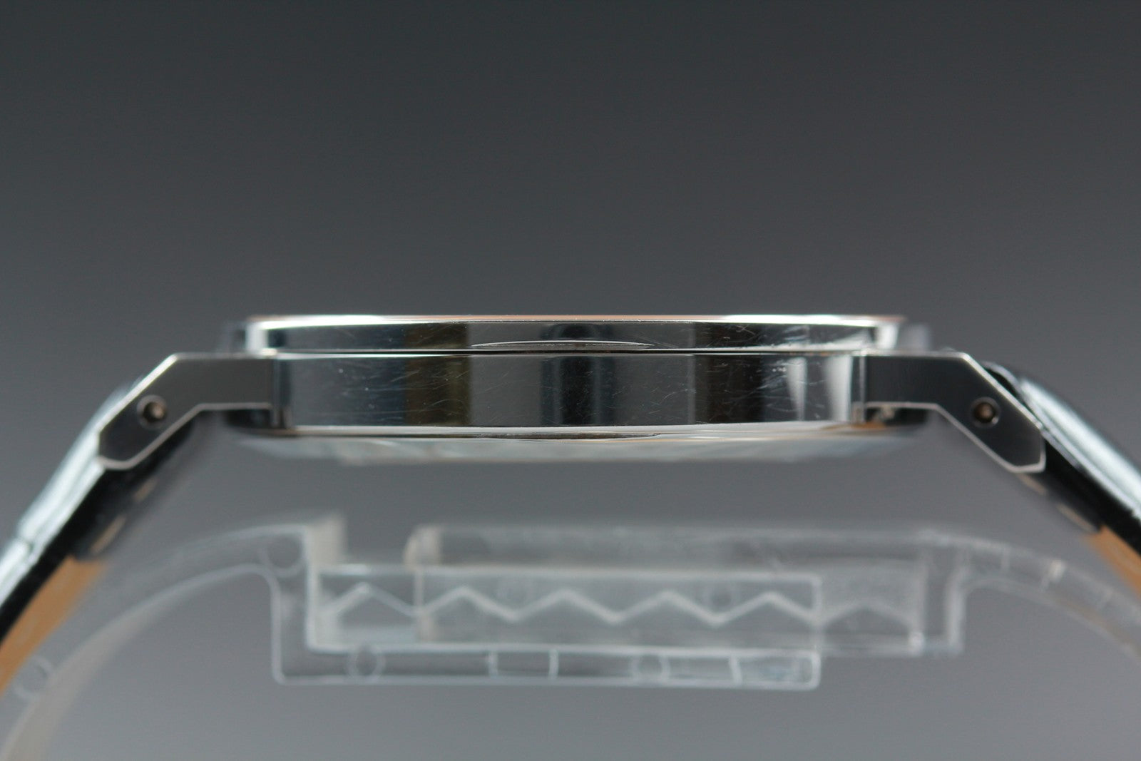 [Exc+5] NOMOS Tangente 35 Small Second 35mm Manual Wind White Black Men's Watch