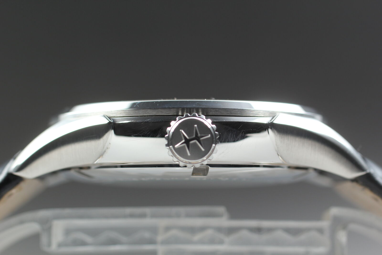 [Exc+5 Box] HAMILTON Jazzmaster H327050 Open Heart Black Automatic Mens Watch JP