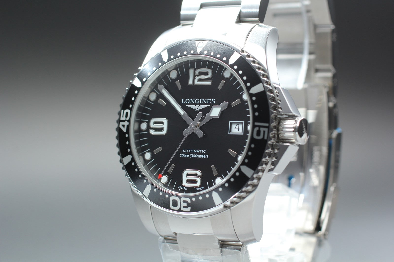 [MINT Box] Longines HydroConquest L3.742.4 Black 41mm Automatic Men's Watch