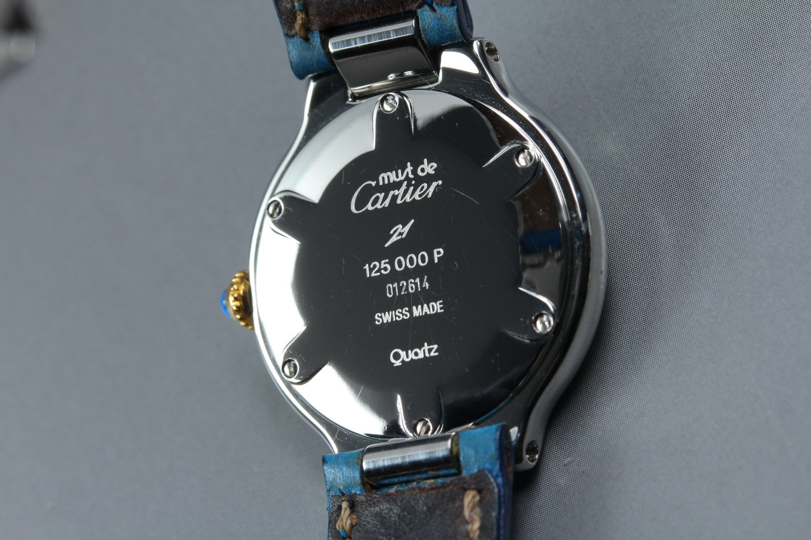 New Batt Cartier Must de Cartier 21 125000P Quartz Women's Watch From JAPAN Box
