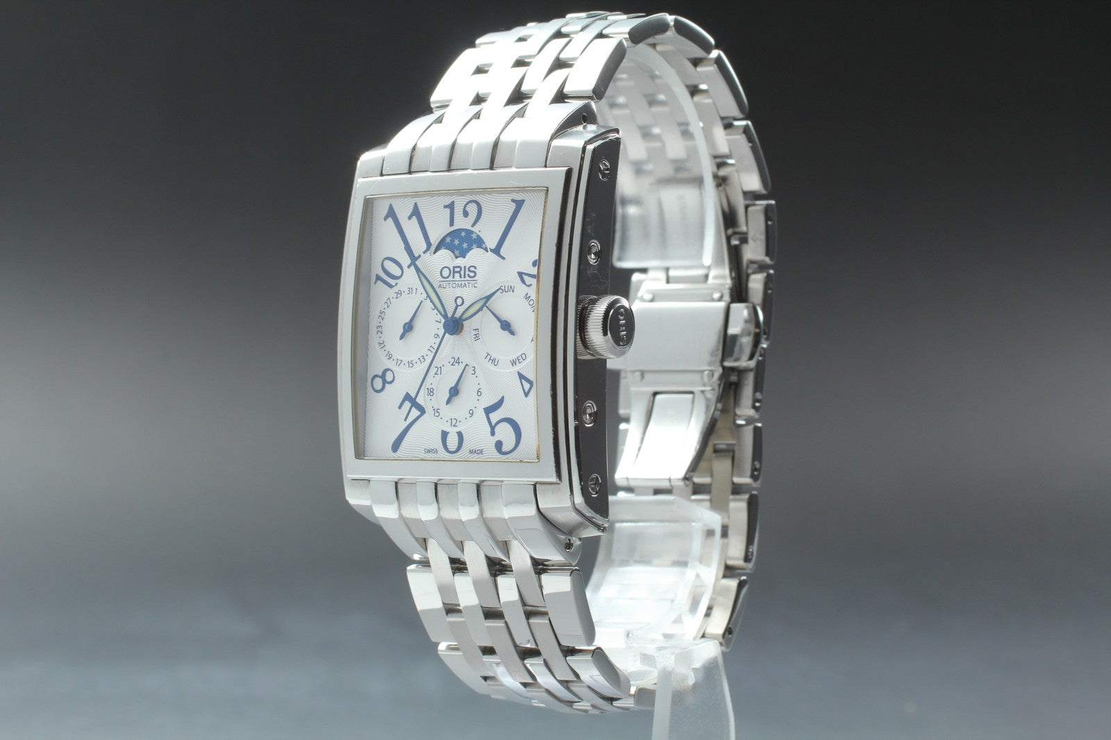 [Exc+5] ORIS Rectangular Complication 7658 Moon Phase 33mm Automatic Men's Watch