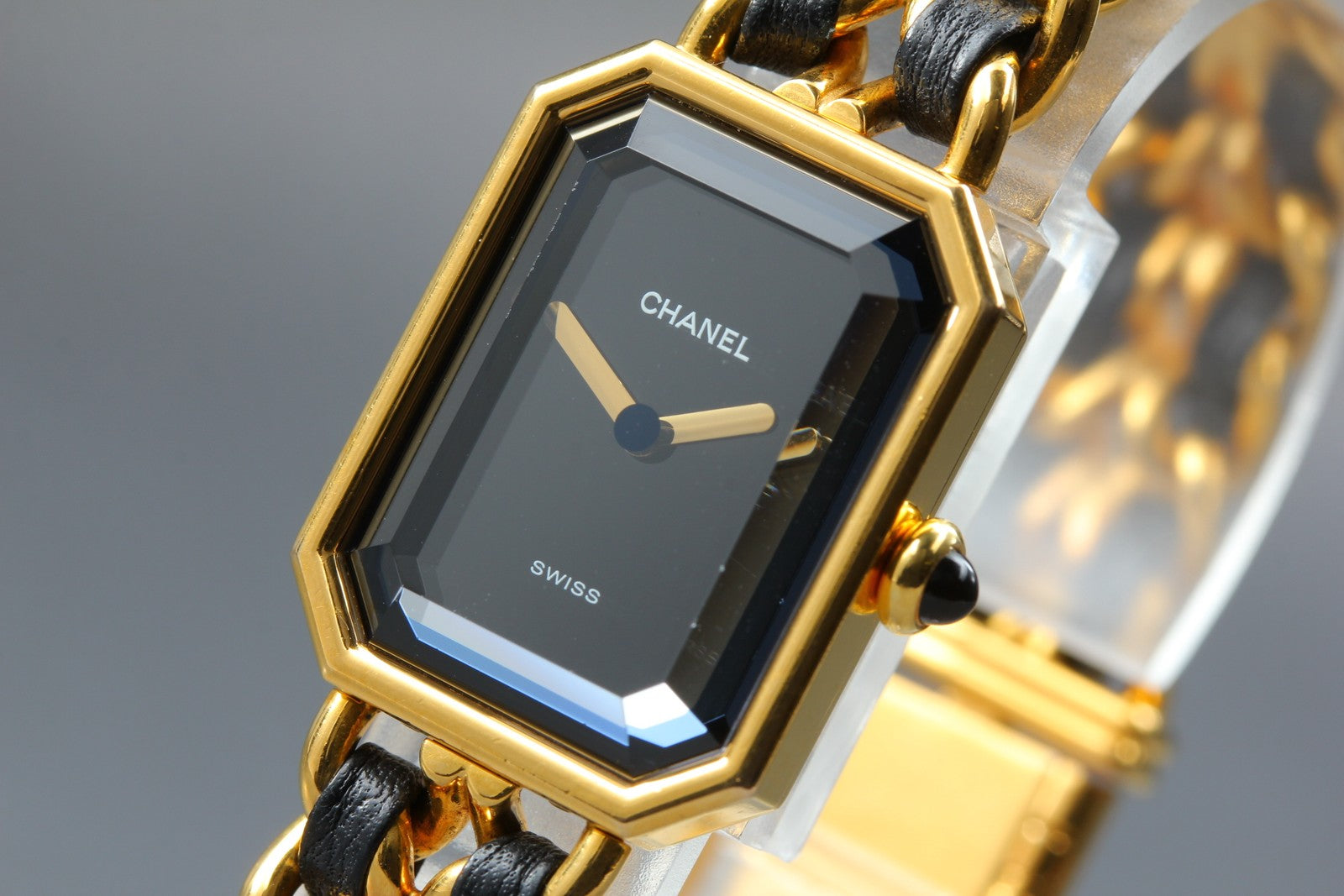 [Overhauled] CHANEL Premiere L Size Black Dial Gold 20mm Quartz Women’s Watch