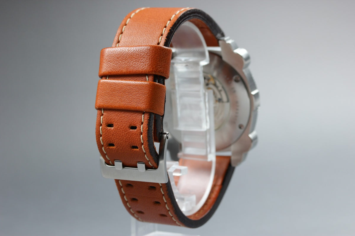 Hamilton Khaki Below Zero H785550 44mm Silver Brown Automatic Men's Watch