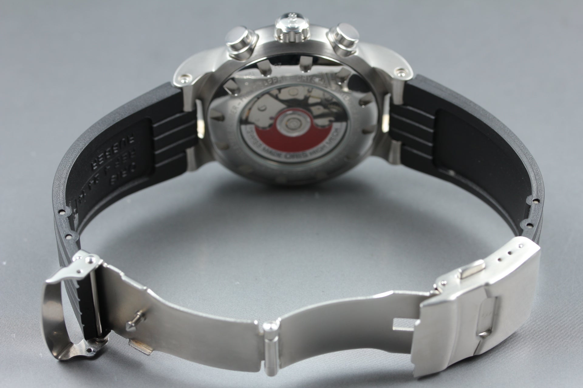 [Near MINT Box] ORIS TT1 Chronograph 7521-44 Black Dial 42mm AT Men's Watch
