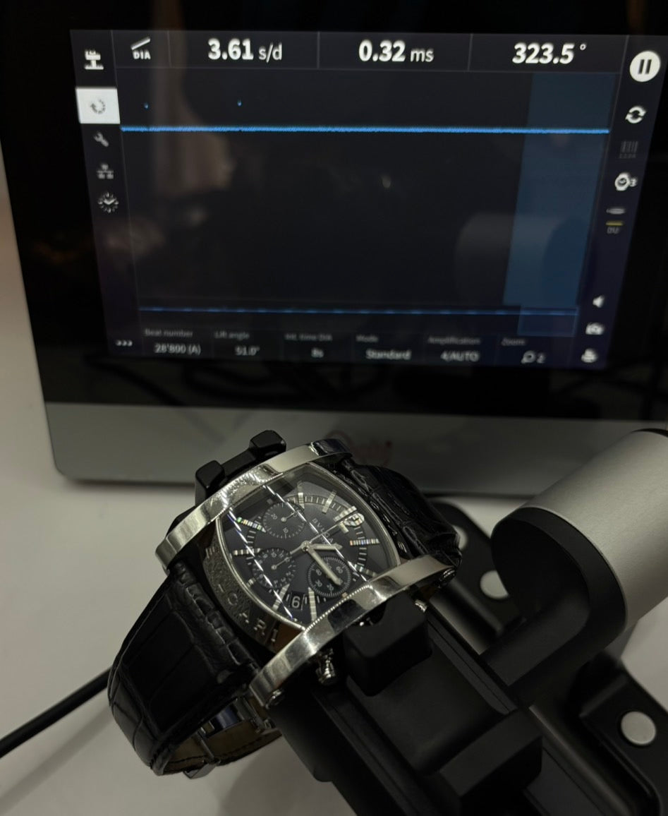 BVLGARI Assioma AA48SCH Chronograph Black 38mm Automatic Men's Watch