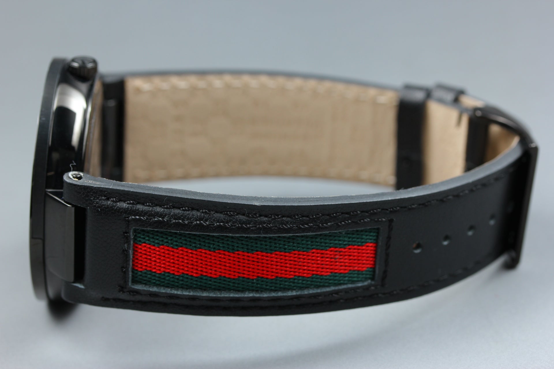 GUCCI Interlocking 133.2 Black Gucci Sherry Line 41mm Men's Quartz Watch [Box]