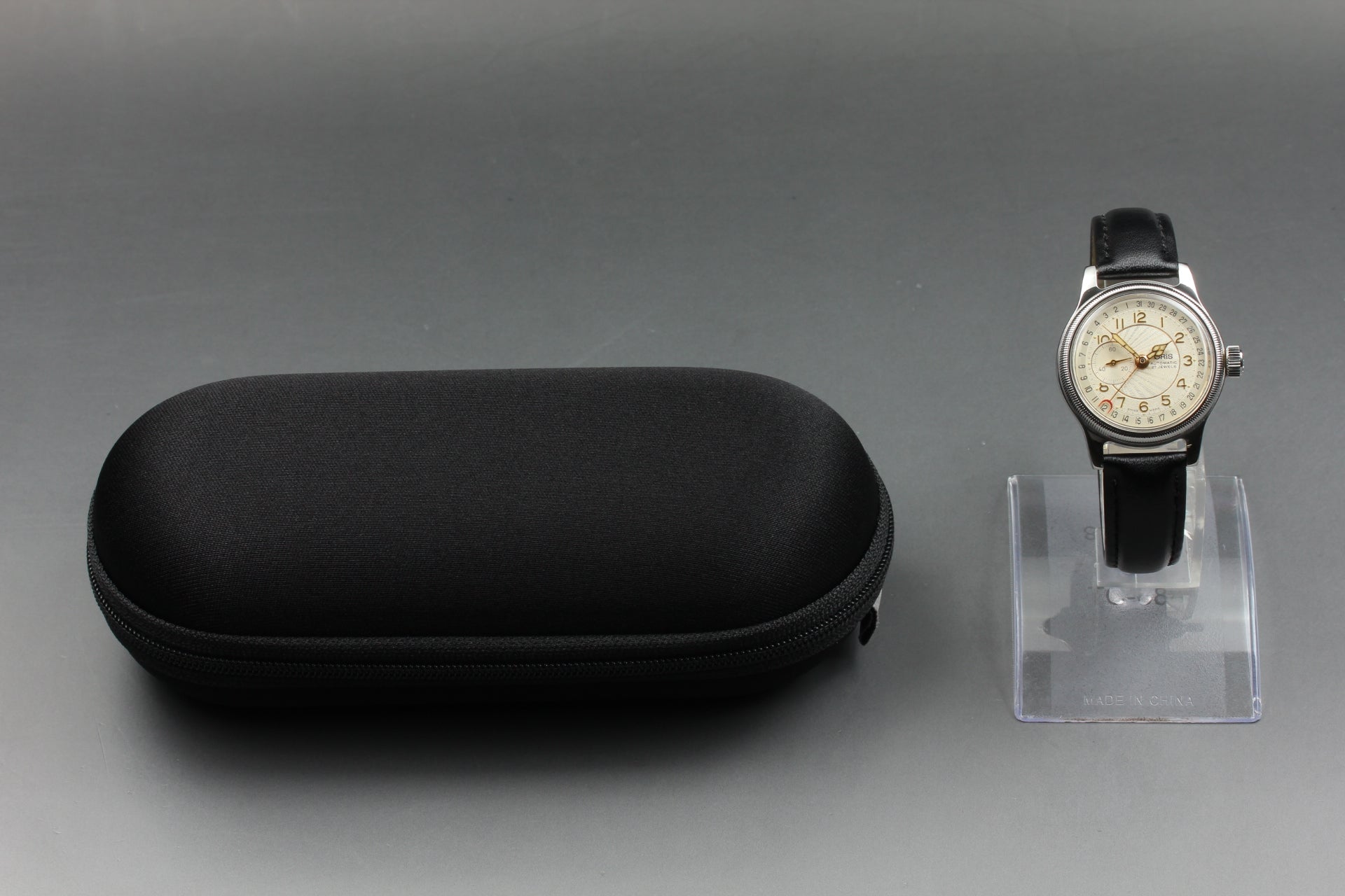 Vintage ORIS Big Crown 7462 Automatic Gold Dil Date Men's Watch 32mm From JAPAN