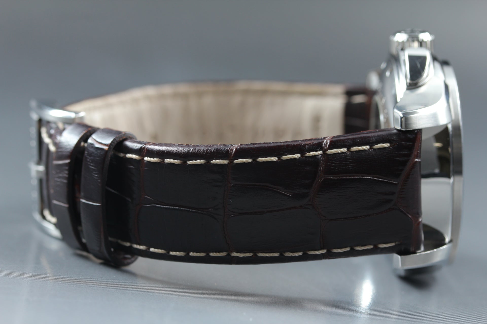 HAMILTON Jazzmaster H326160 Black Brown 42mm Chronograph AT Men's Watch [Box]