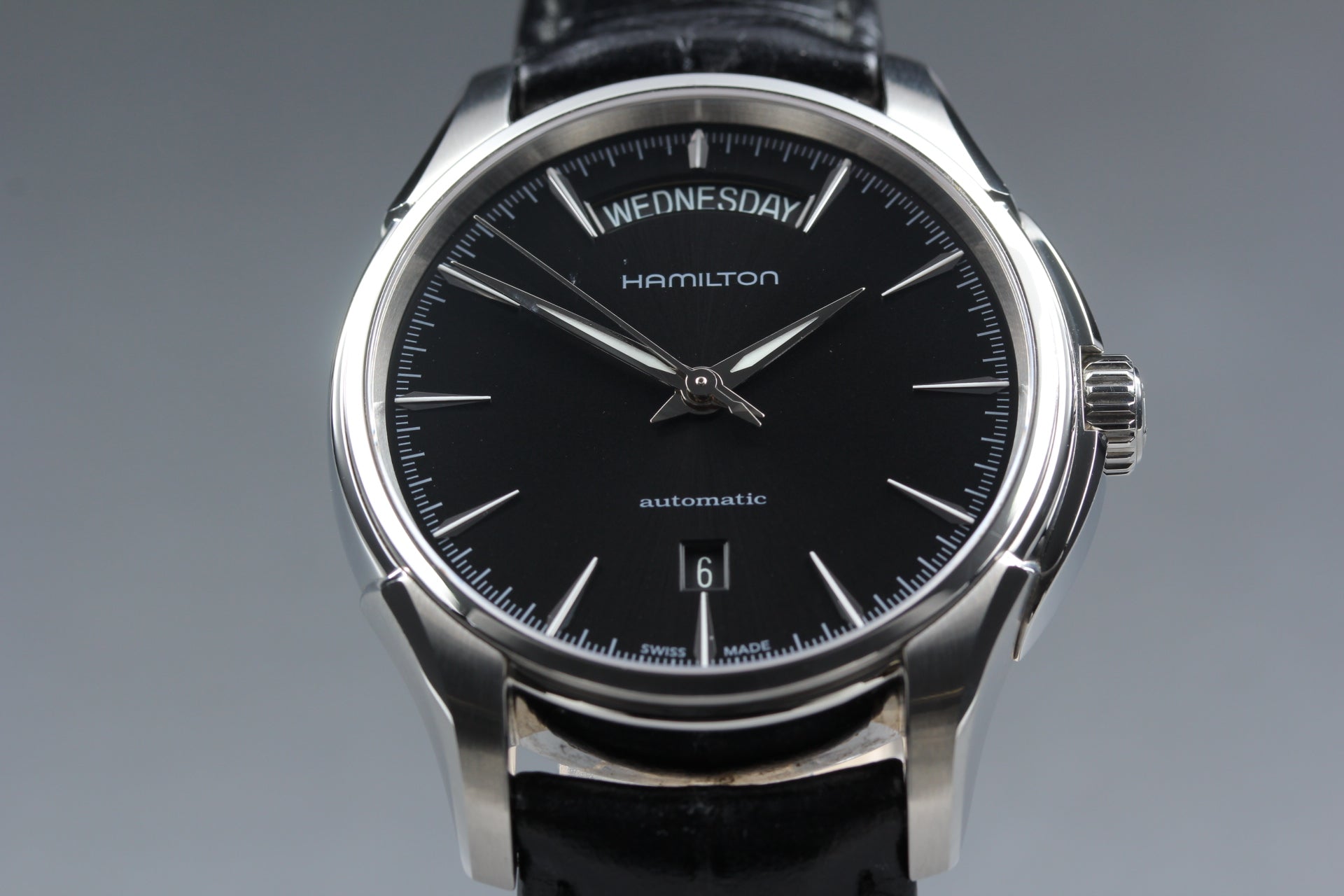 HAMILTON Jazzmaster H325051 Black 40mm Day/Date Automatic Men's Watch
