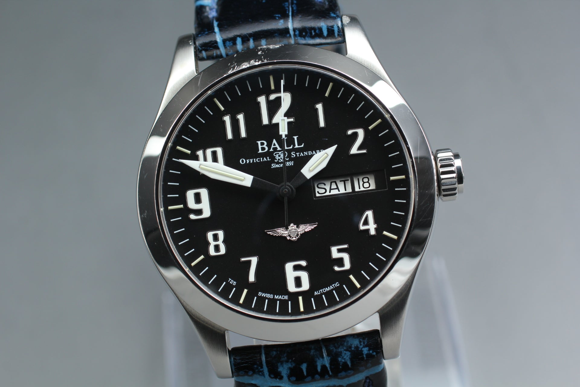 Ball Engineer NM2182C Automat Black Day/Date Men's Watch 39mm JAPAN