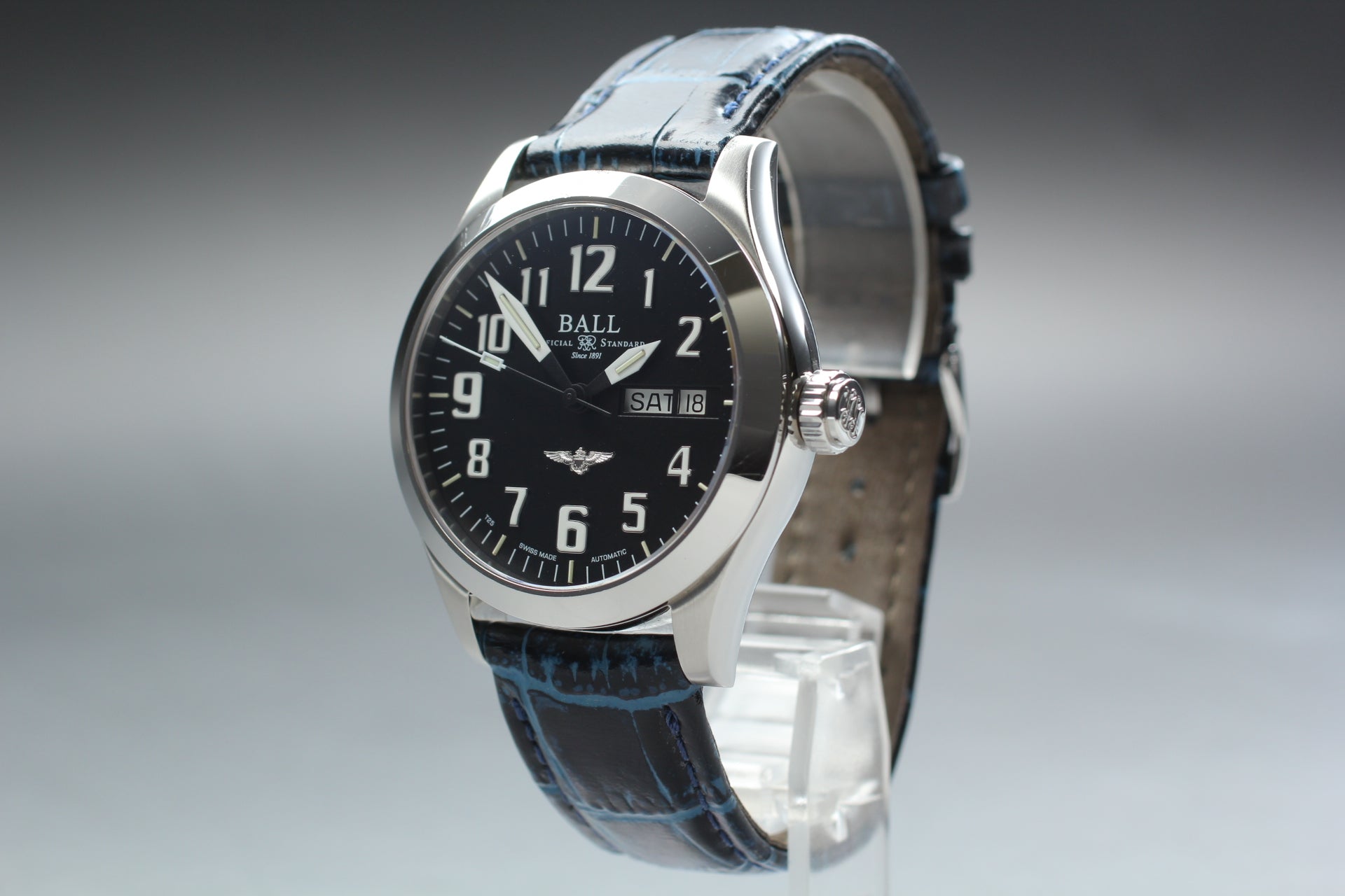 Ball Engineer NM2182C Automat Black Day/Date Men's Watch 39mm JAPAN