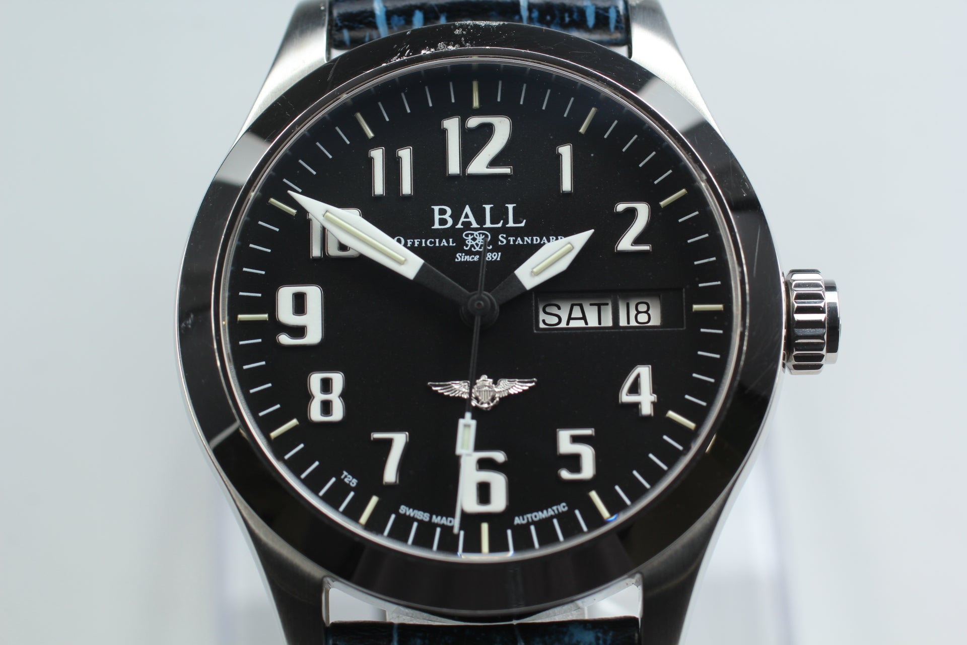 Ball Engineer NM2182C Automat Black Day/Date Men's Watch 39mm JAPAN