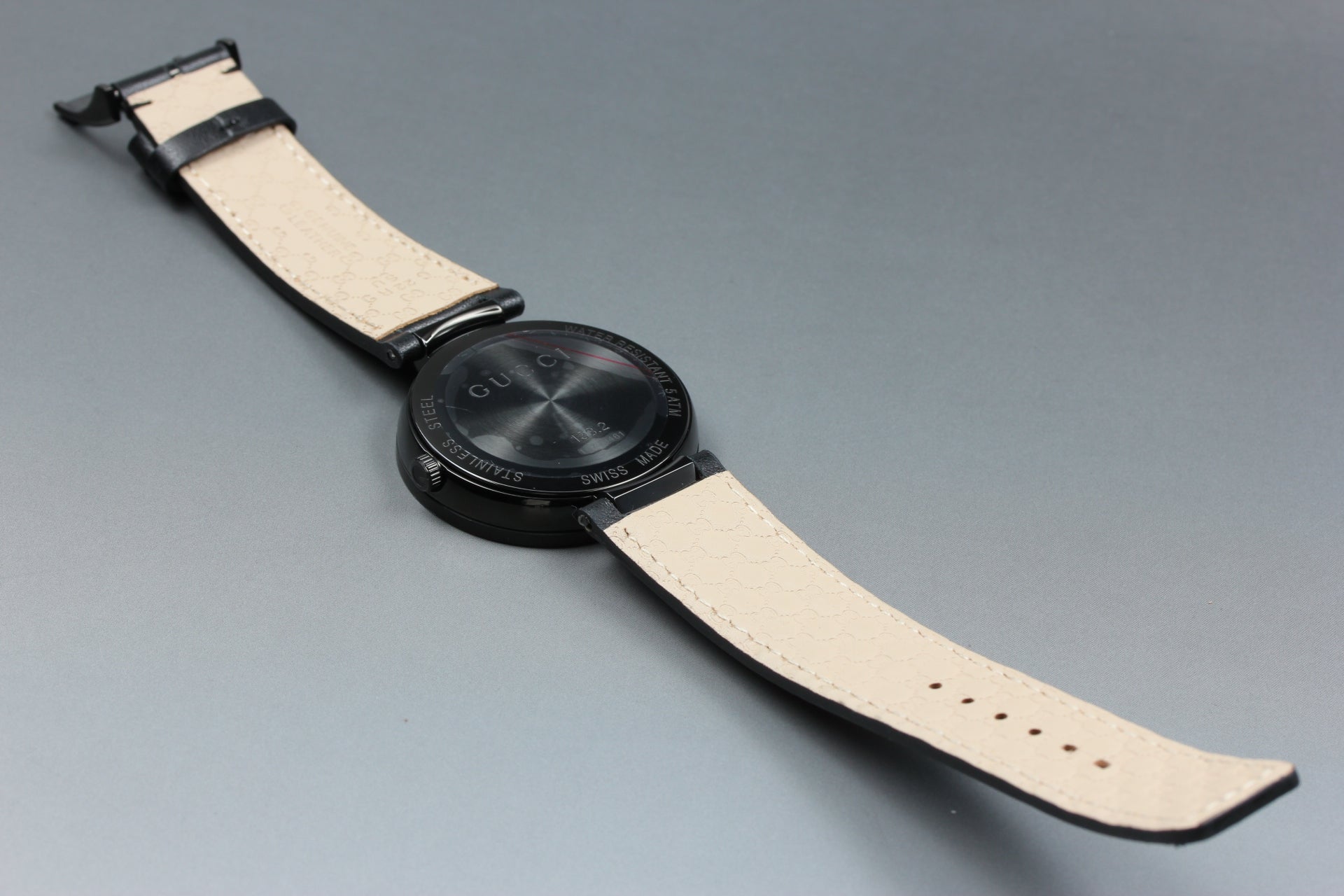 GUCCI Interlocking 133.2 Black Gucci Sherry Line 41mm Men's Quartz Watch [Box]