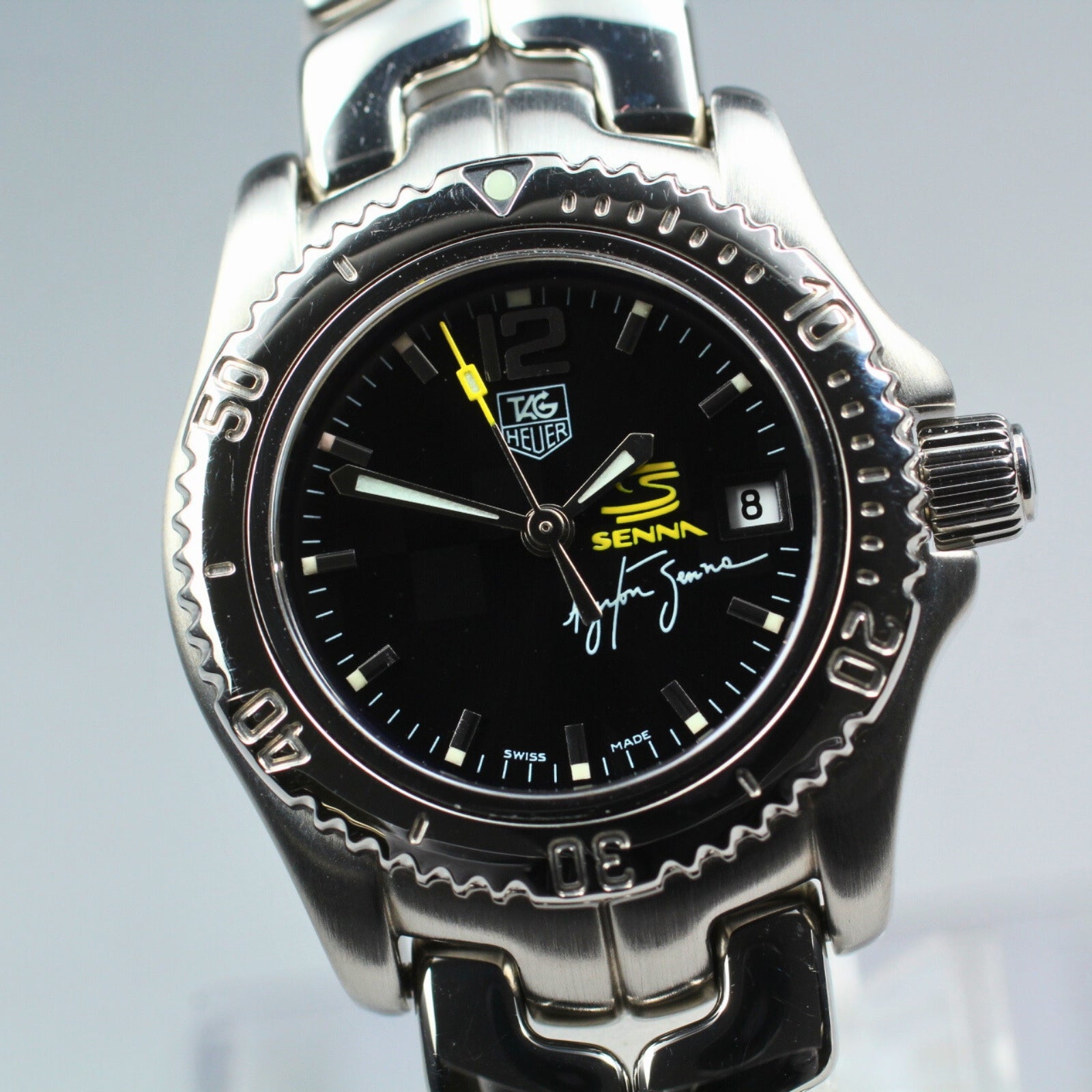 TAG HEUER Link WT141N Ayrton Senna Limited Edition Quartz Women's Watch 26mm JP