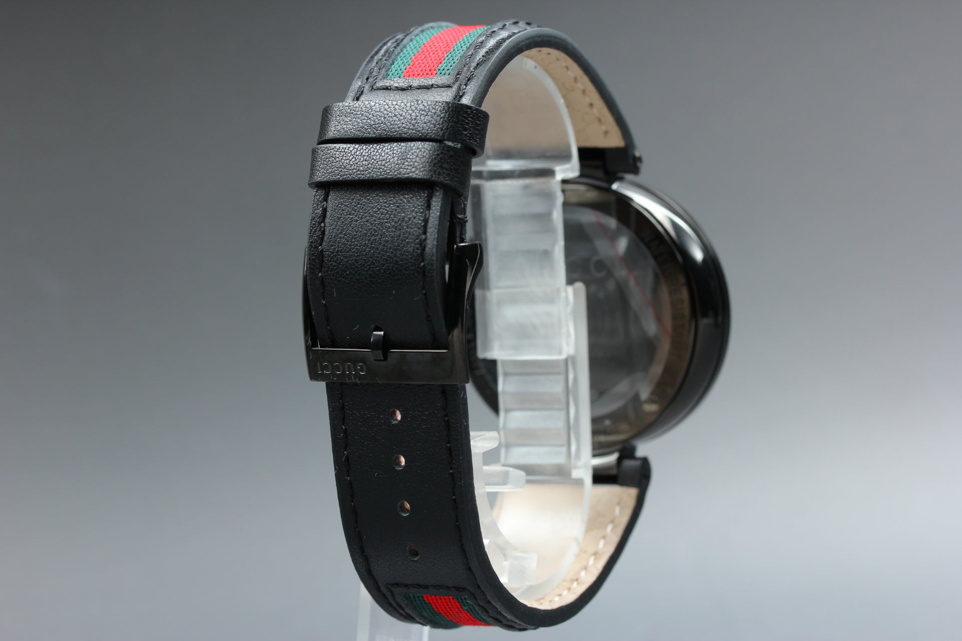 GUCCI Interlocking 133.2 Black Gucci Sherry Line 41mm Men's Quartz Watch [Box]