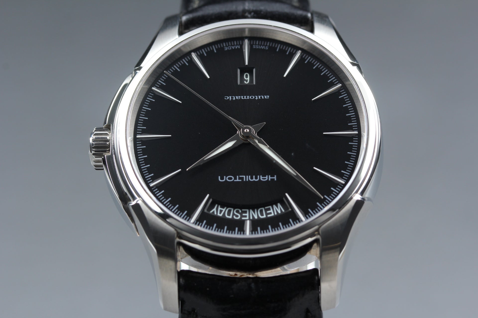 HAMILTON Jazzmaster H325051 Black 40mm Day/Date Automatic Men's Watch