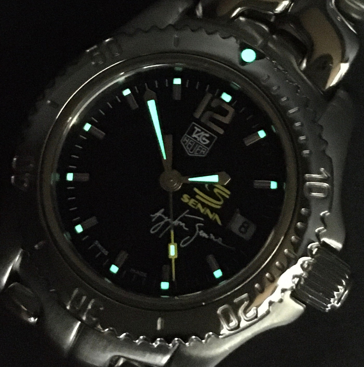 TAG HEUER Link WT141N Ayrton Senna Limited Edition Quartz Women's Watch 26mm JP