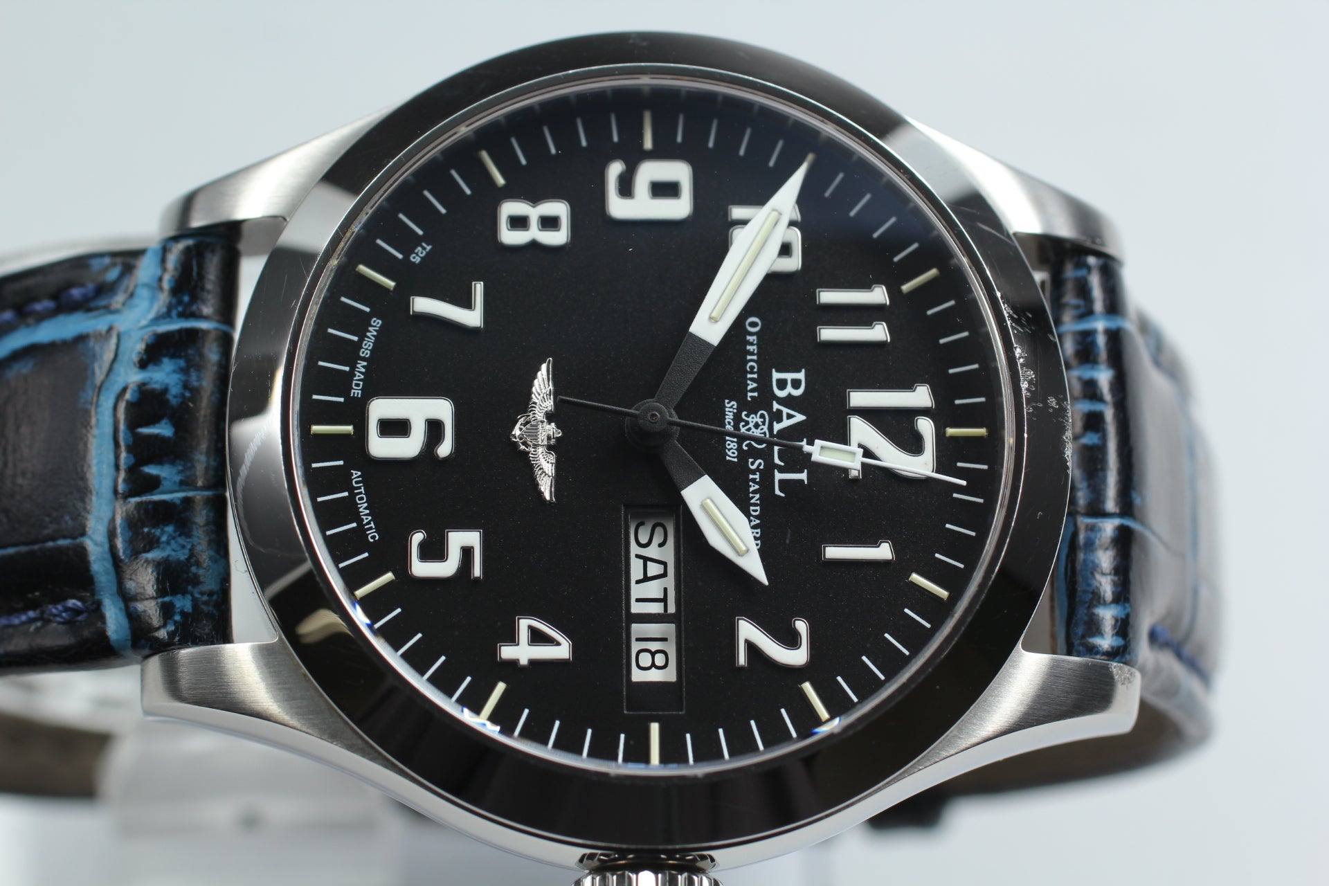 Ball Engineer NM2182C Automat Black Day/Date Men's Watch 39mm JAPAN