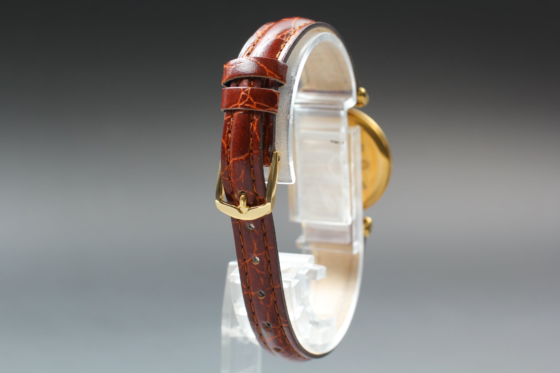 Vintage [Near MINT- Box] Cartier Must Colisee Vermeil 590002 Women's Qz Watch