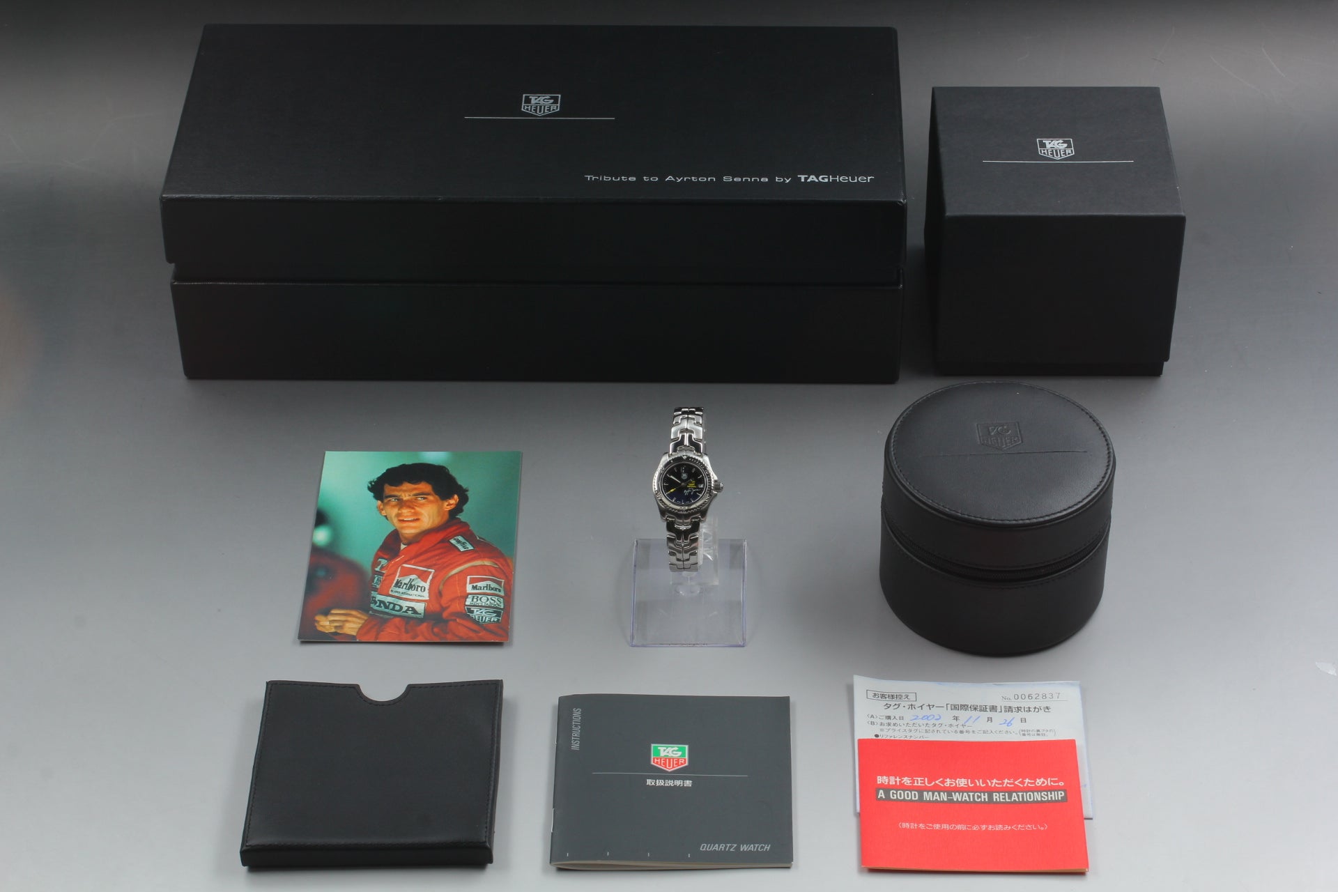 TAG HEUER Link WT141N Ayrton Senna Limited Edition Quartz Women's Watch 26mm JP