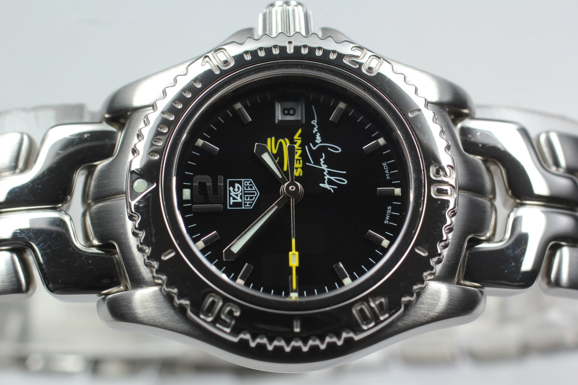 TAG HEUER Link WT141N Ayrton Senna Limited Edition Quartz Women's Watch 26mm JP