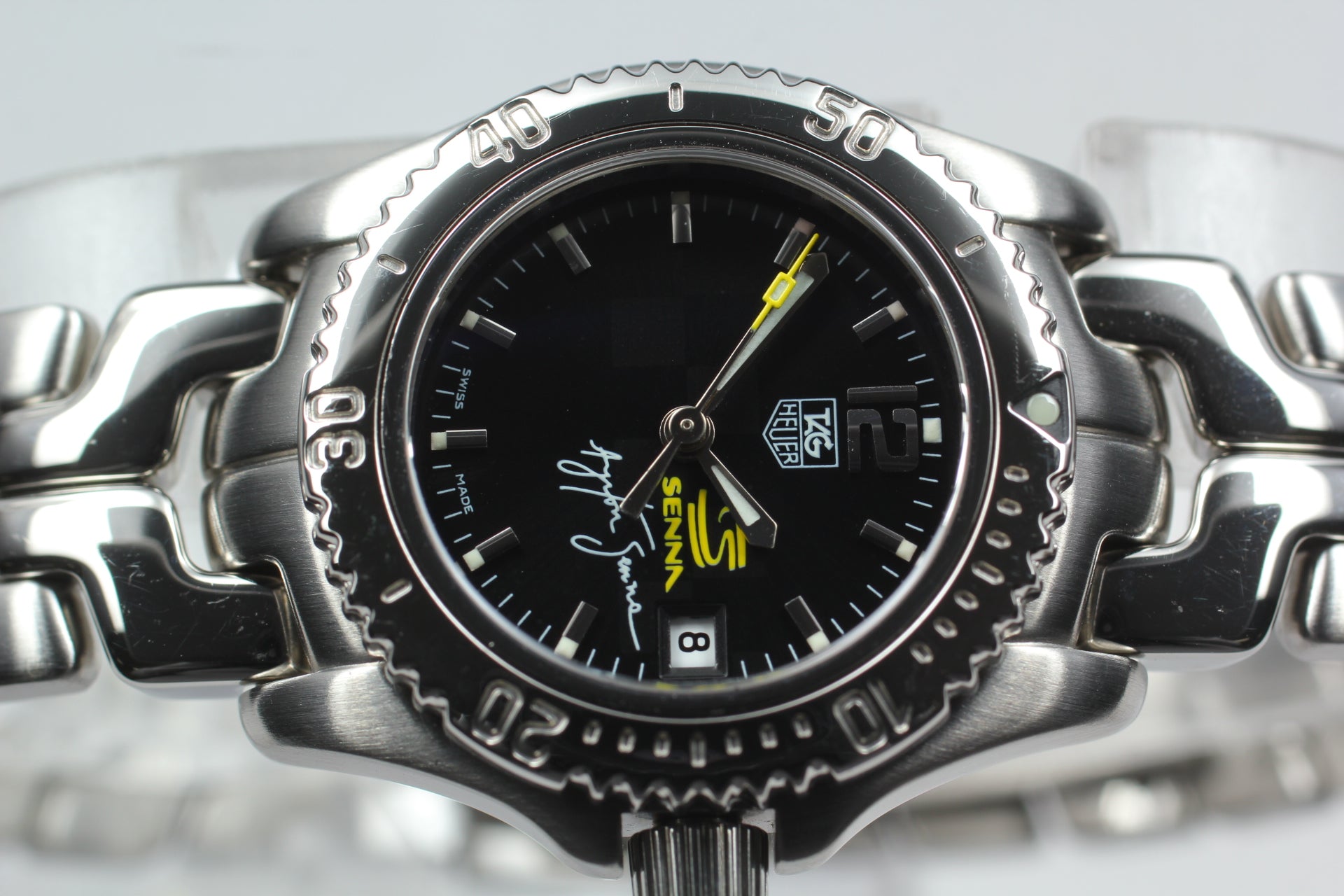 TAG HEUER Link WT141N Ayrton Senna Limited Edition Quartz Women's Watch 26mm JP